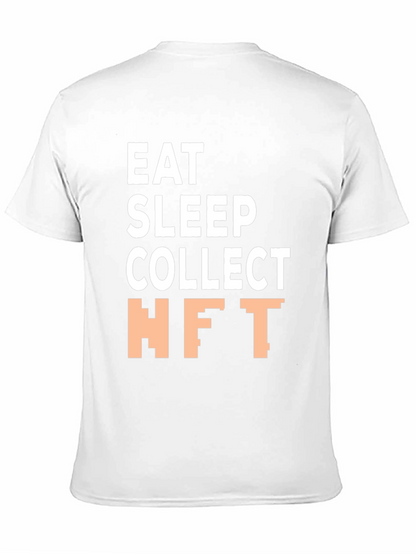 Eat Sleep Collect NFT Graphic Tee