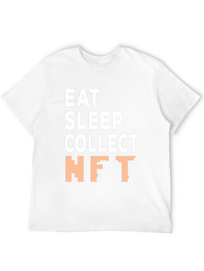 Eat Sleep Collect NFT Graphic Tee