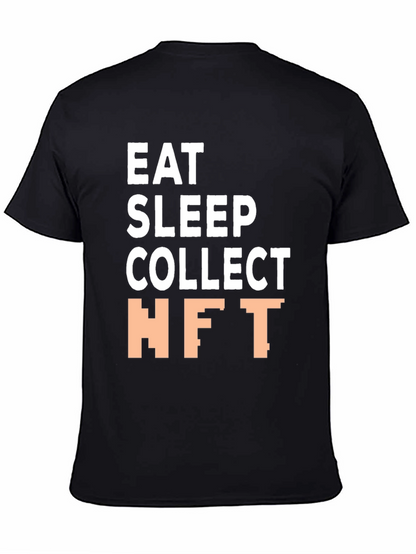 Eat Sleep Collect NFT Graphic Tee