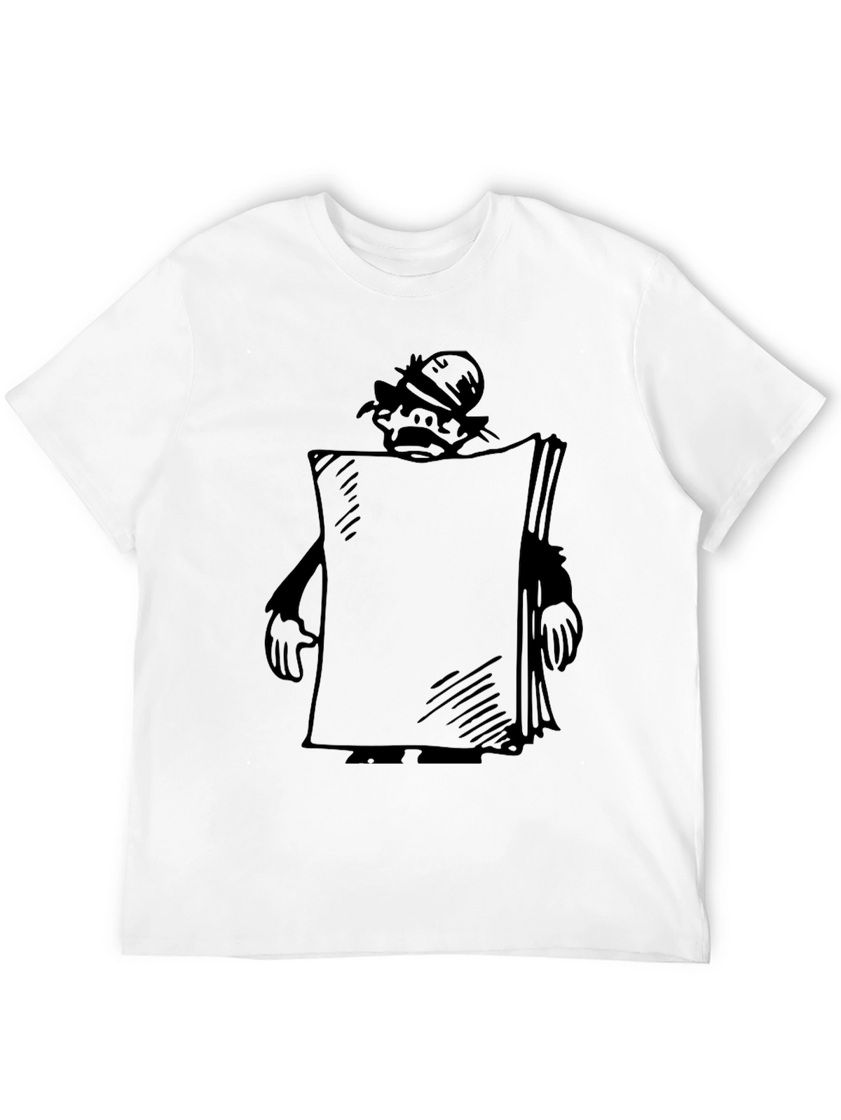Cartoon Character Black T-Shirt