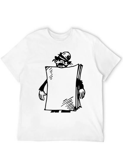 Cartoon Character Black T-Shirt