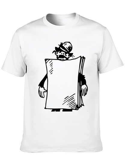 Cartoon Character Black T-Shirt
