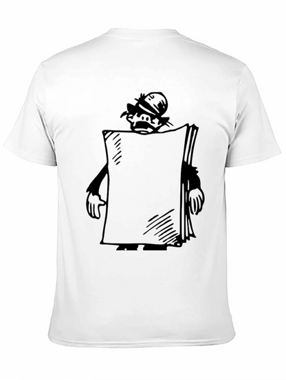 Cartoon Character Black T-Shirt