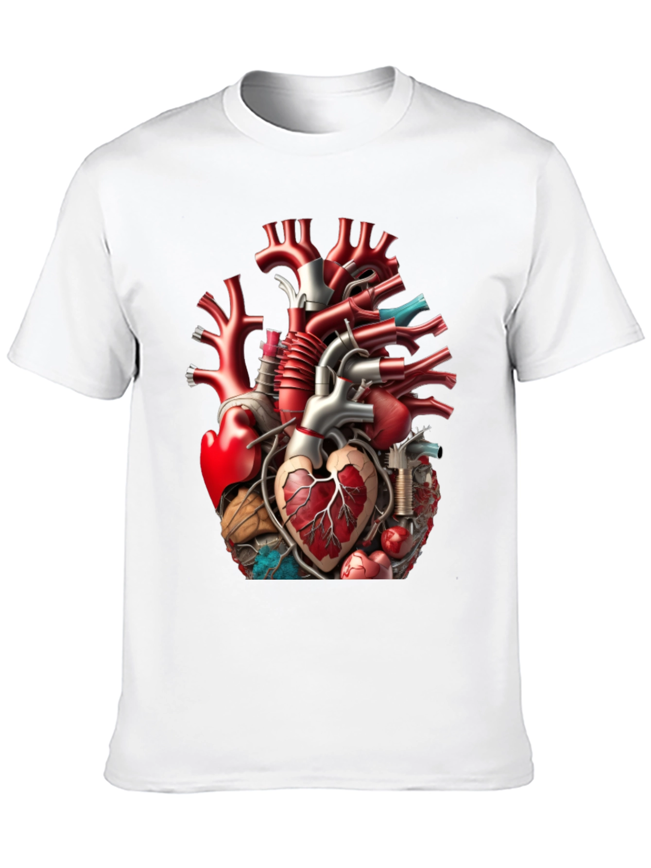 Anatomical Heart T-Shirt - Unique Graphic Tee
