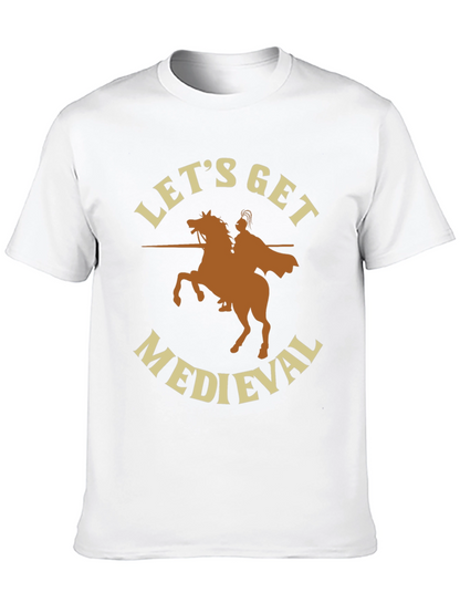 Lets Get Medieval T-Shirt - Black