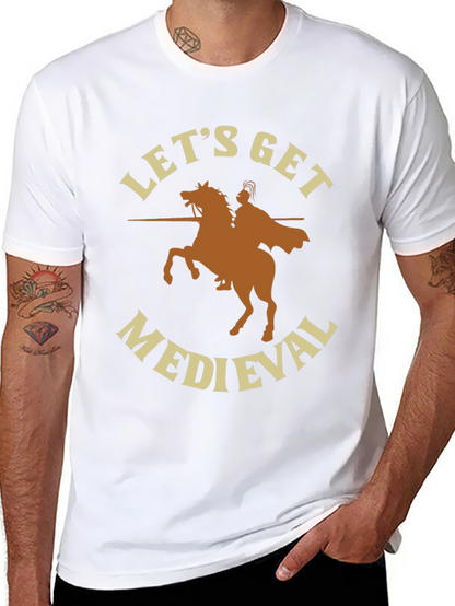 Lets Get Medieval T-Shirt - Black