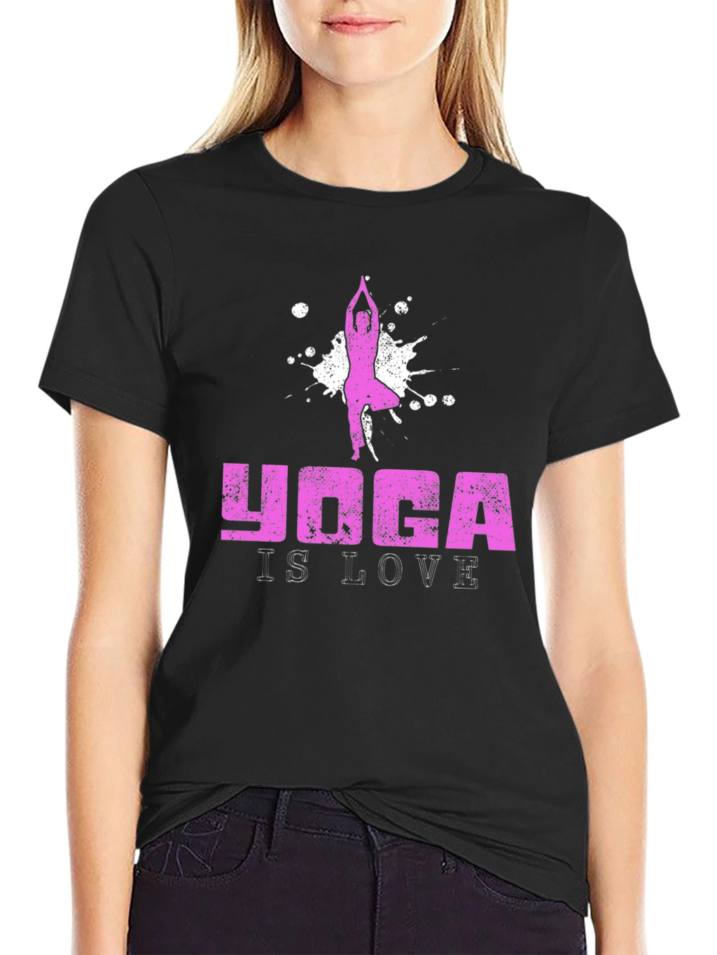 Yoga is Love Graphic T-Shirt