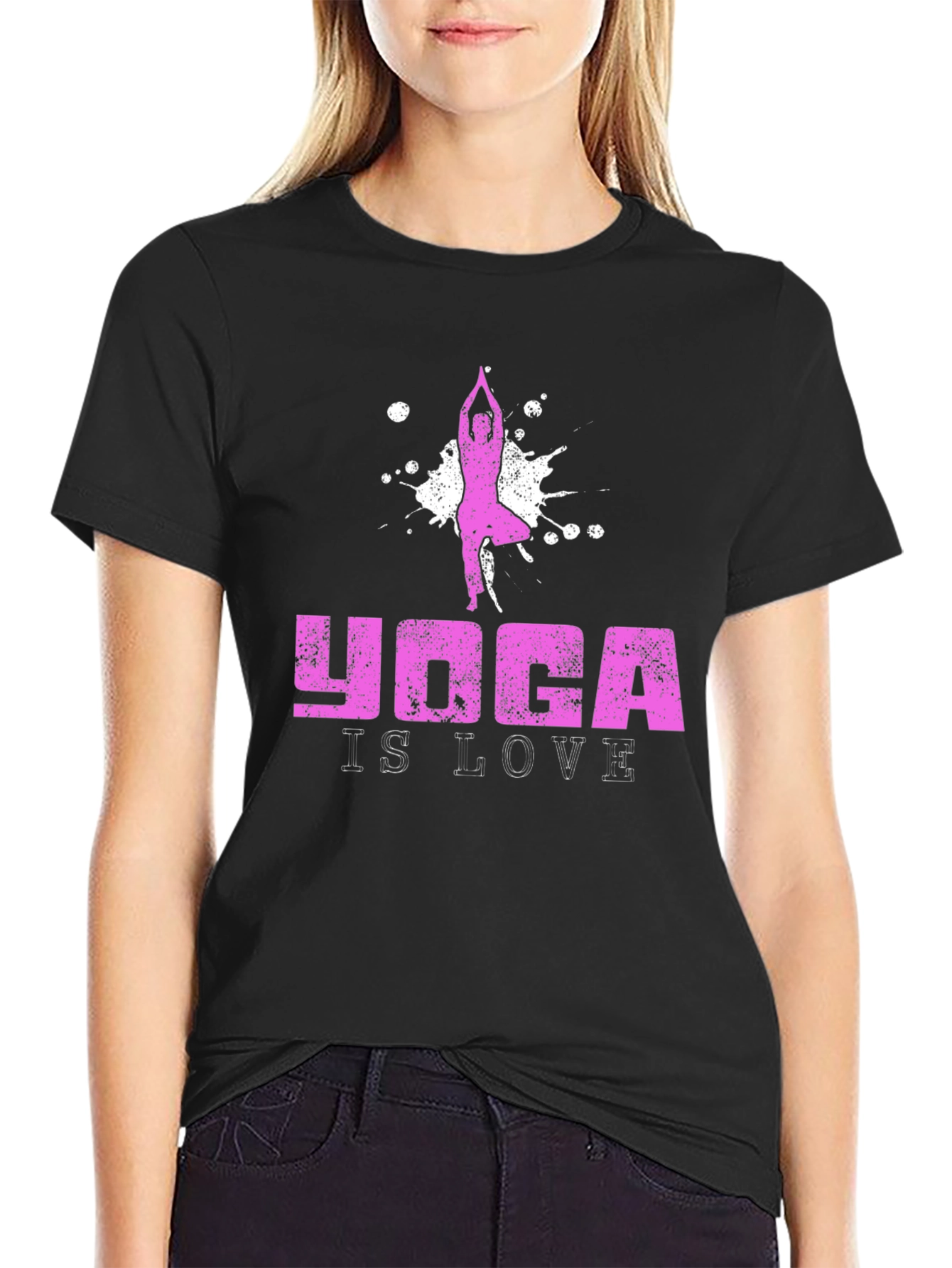 Yoga is Love Graphic T-Shirt