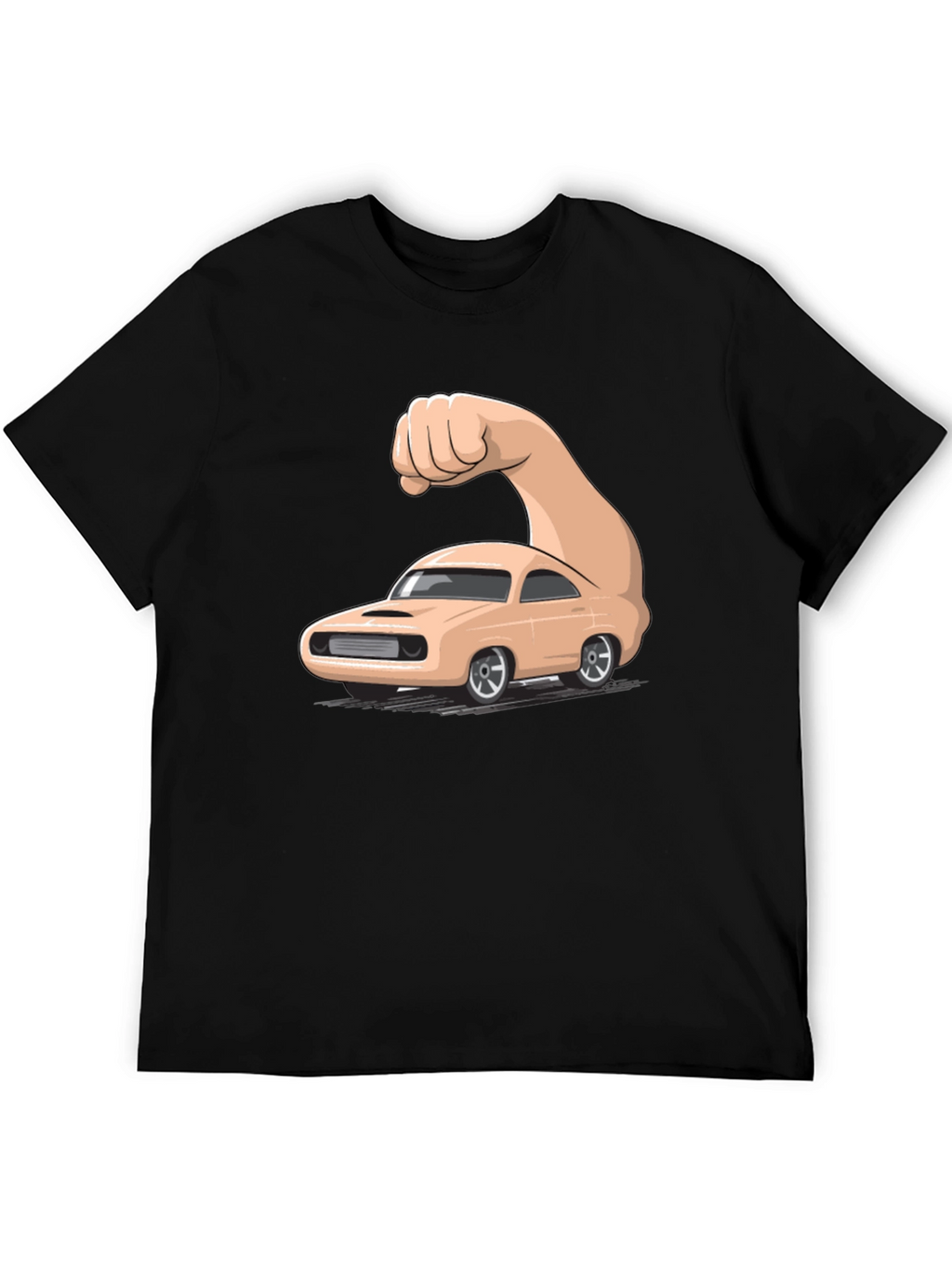 Muscle Car Graphic T-Shirt - Mens Black Tee
