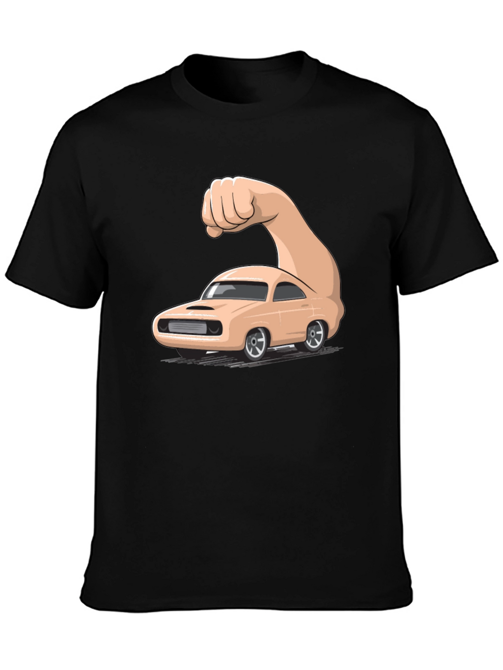 Muscle Car Graphic T-Shirt - Mens Black Tee