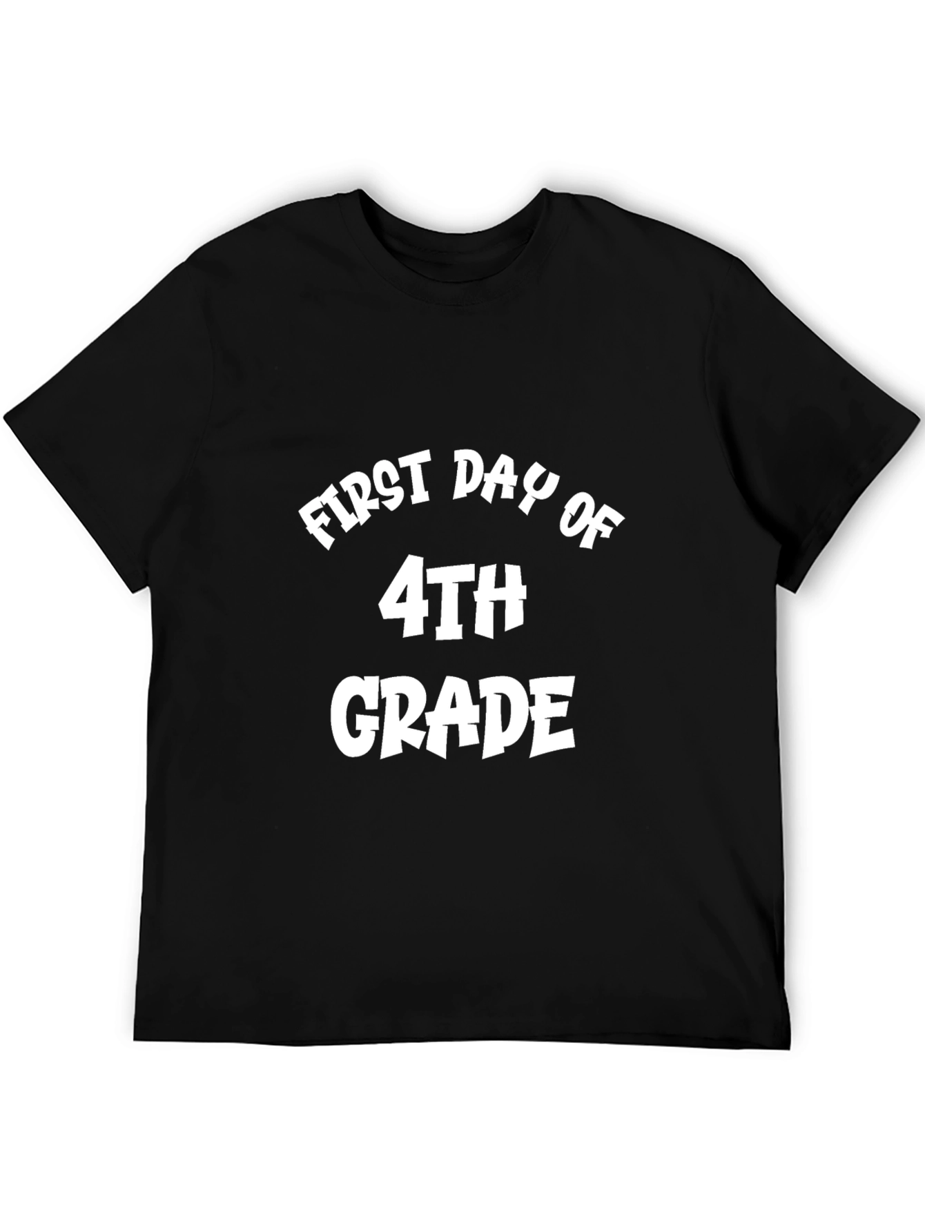 First Day of 4th Grade T-Shirt - Back to School!