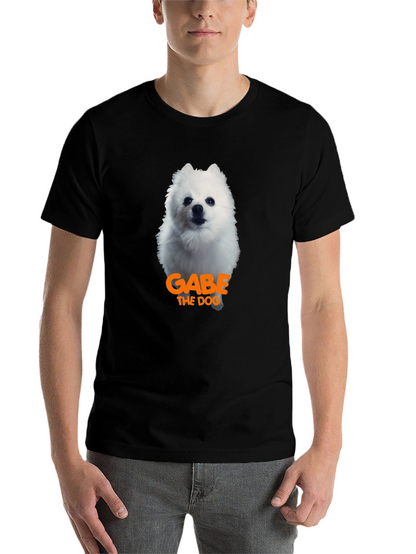 Gabe the Dog T-Shirt - Black Cotton Tee