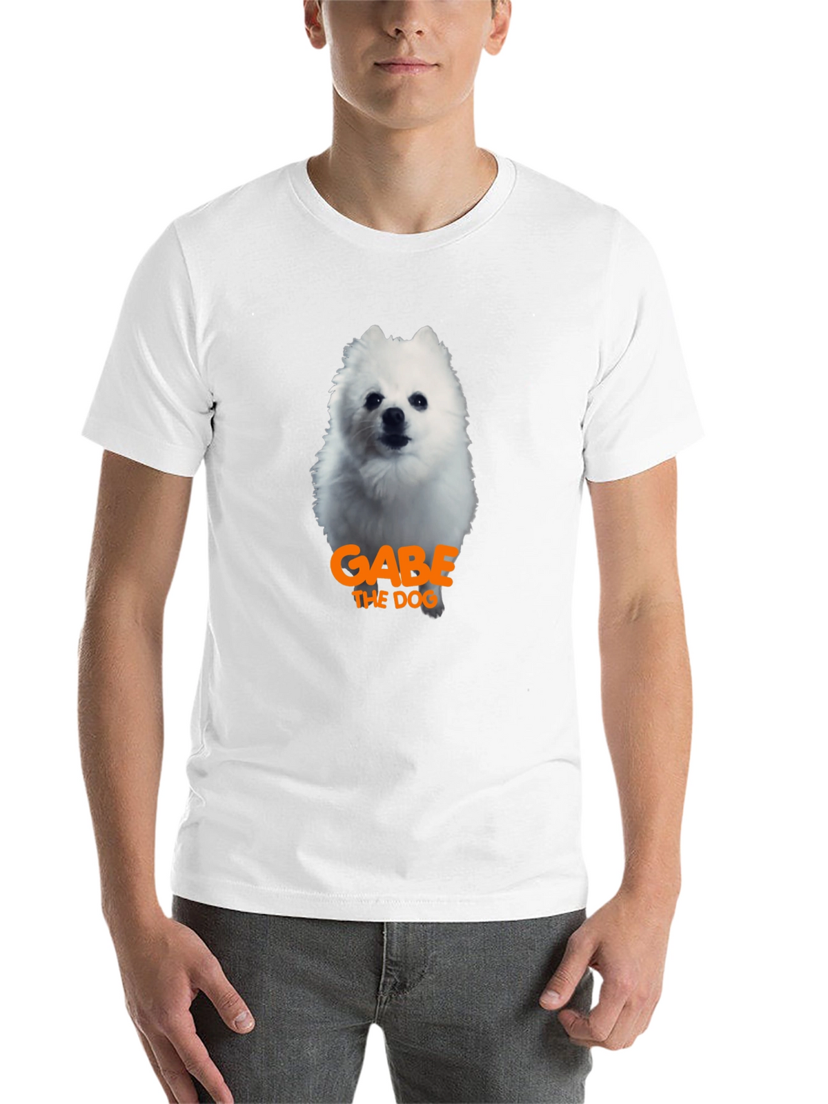 Gabe the Dog T-Shirt - Black Cotton Tee