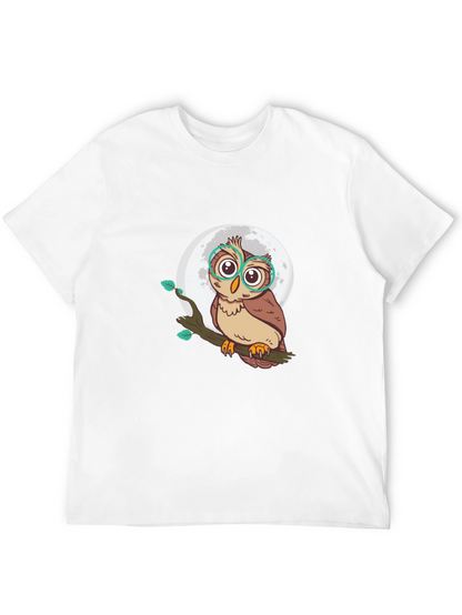 Owl Moon T-Shirt - Stylish Graphic Tee