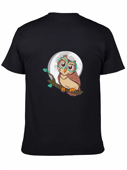Owl Moon T-Shirt - Stylish Graphic Tee