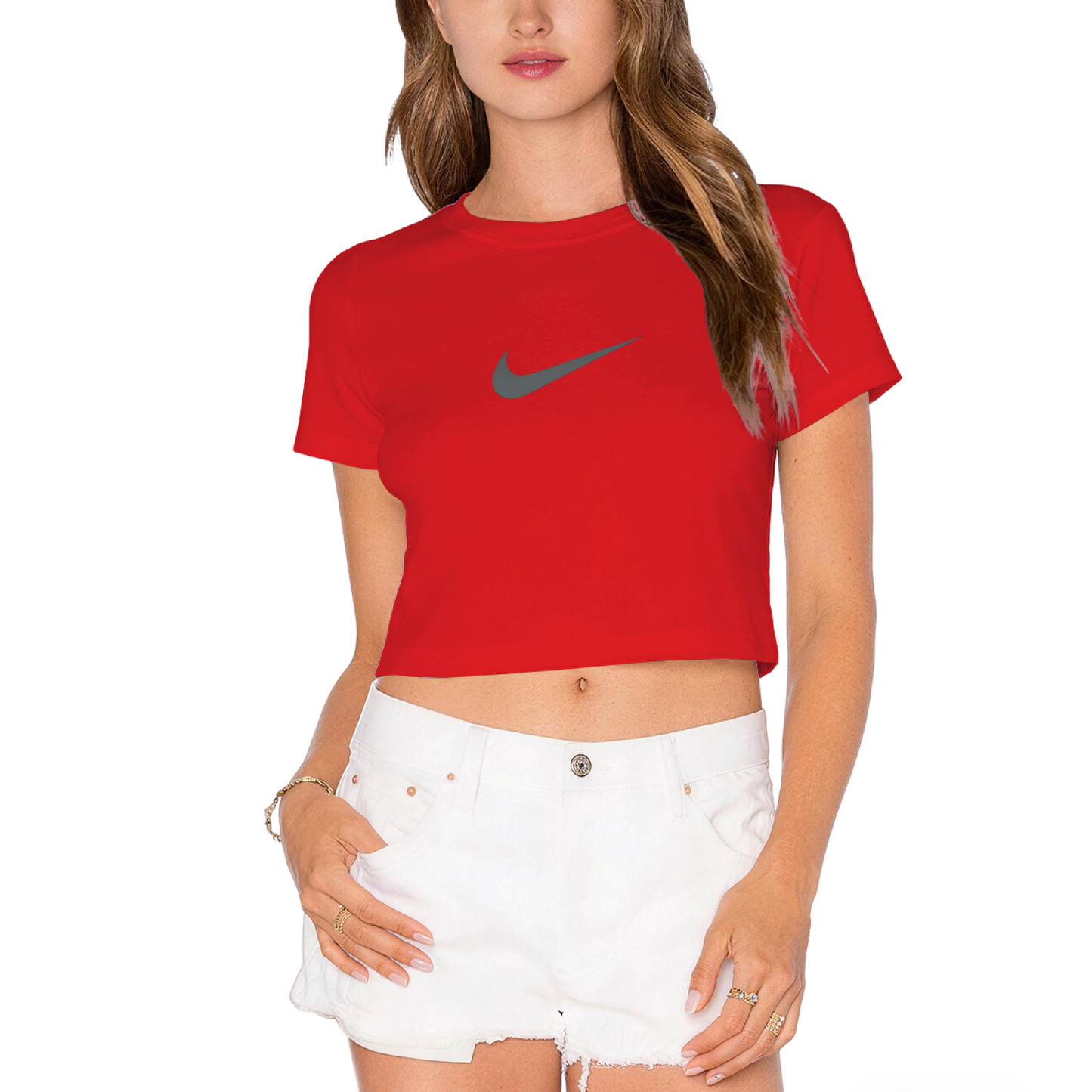 Bold Hello Kitty Cool Character Pink Cropped Y2K Top