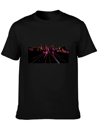 Atlanta Skyline Graphic Tee - Night Drive