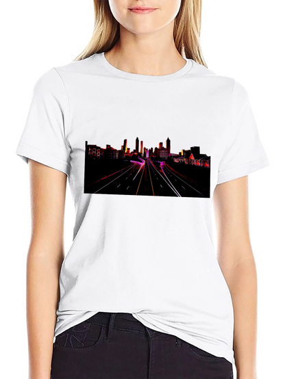 Atlanta Skyline Graphic Tee - Night Drive