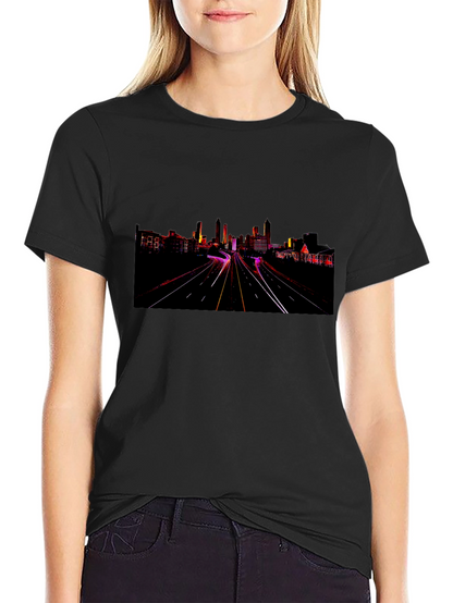 Atlanta Skyline Graphic Tee - Night Drive