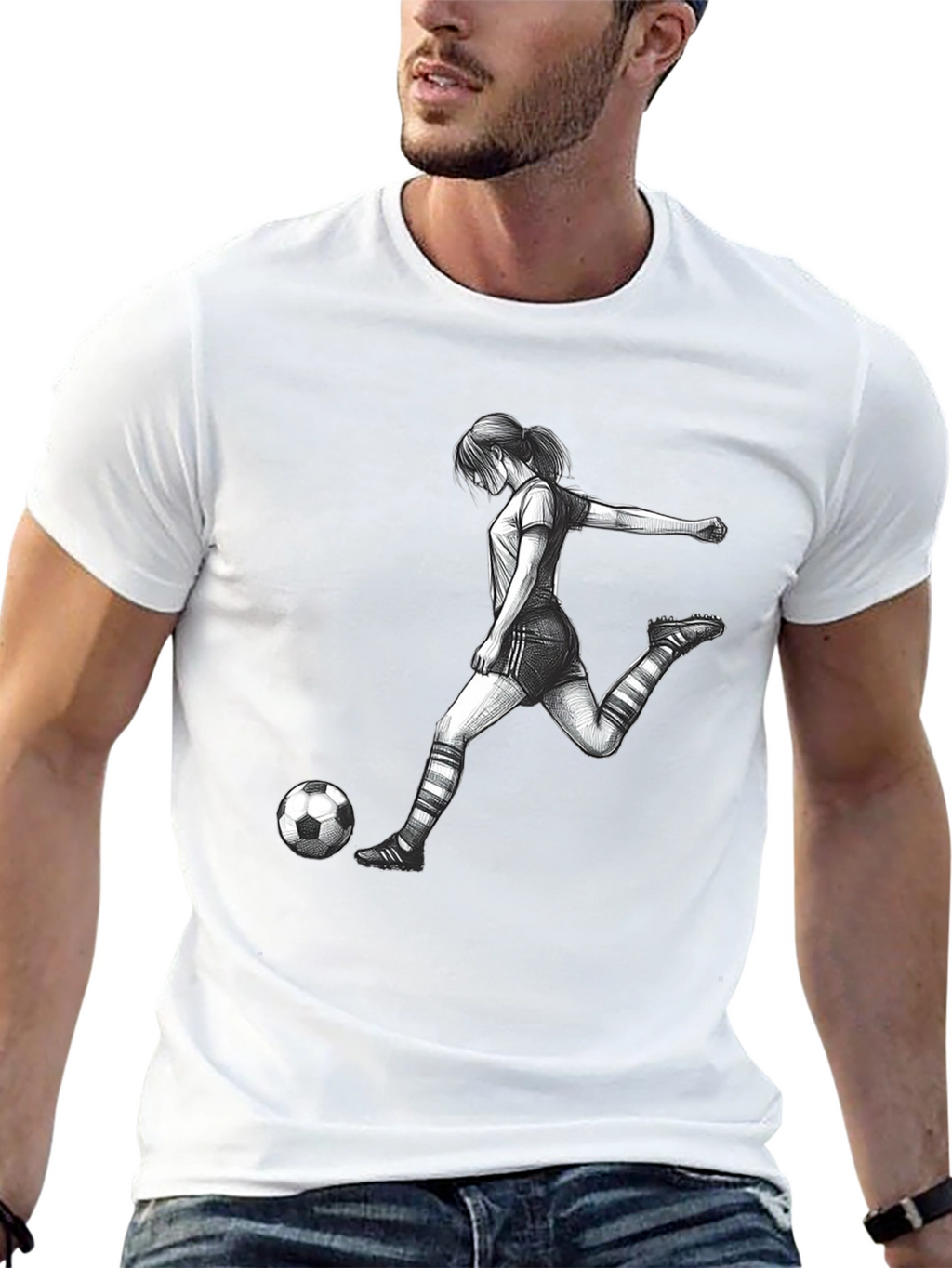 Soccer Girl Graphic Tee