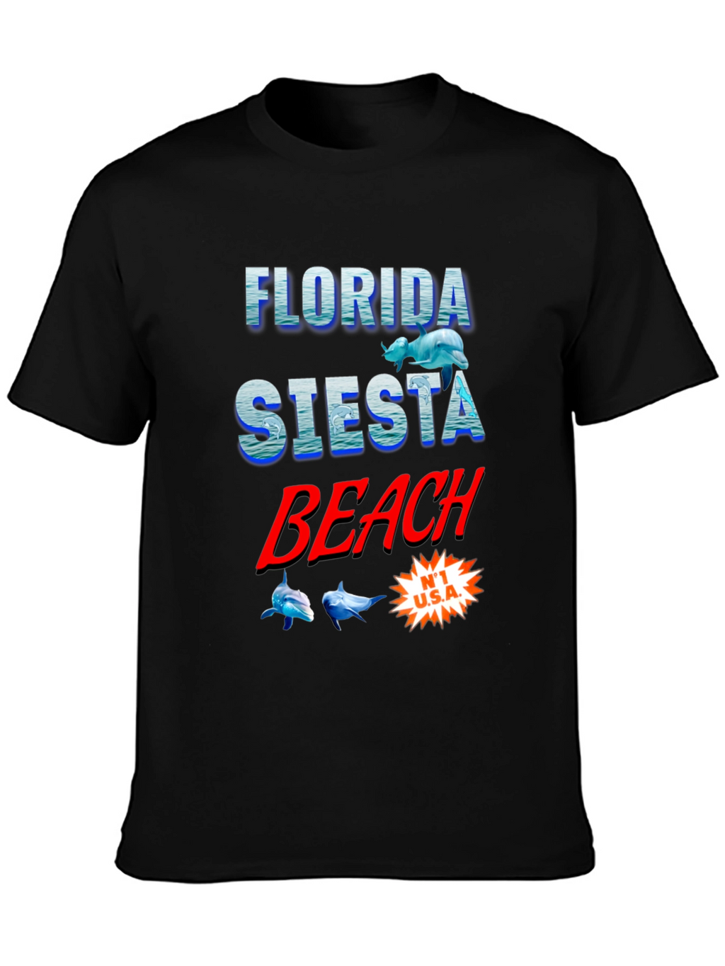 Florida Siesta Beach Graphic T-Shirt