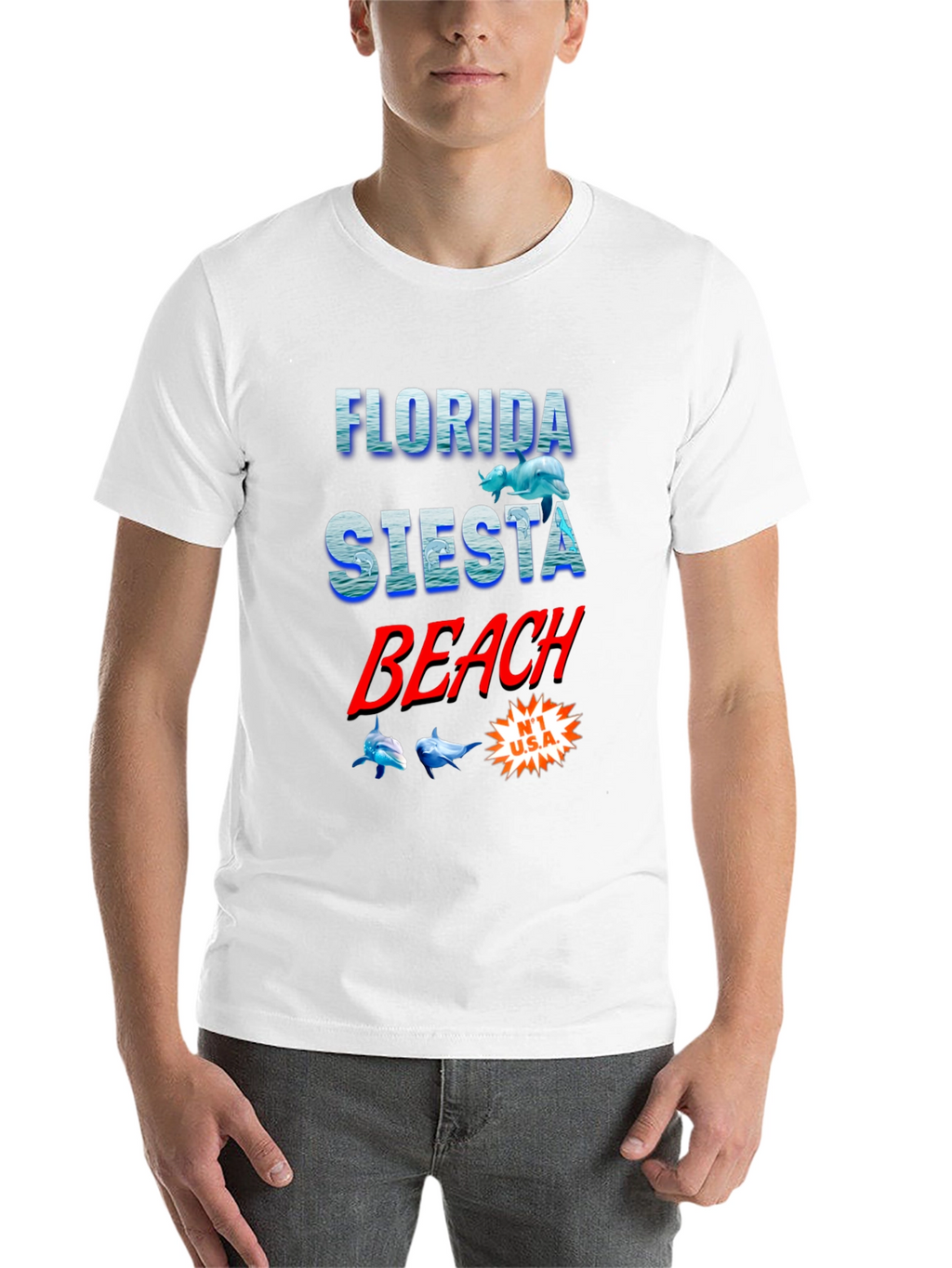 Florida Siesta Beach Graphic T-Shirt