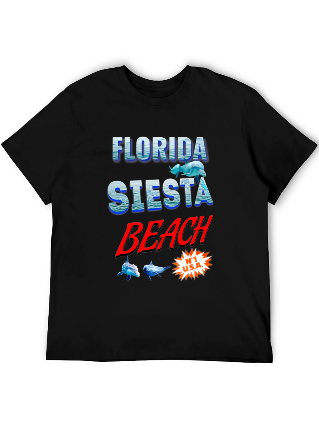Florida Siesta Beach Graphic T-Shirt