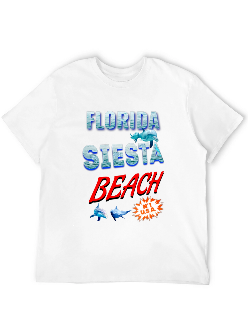 Florida Siesta Beach Graphic T-Shirt