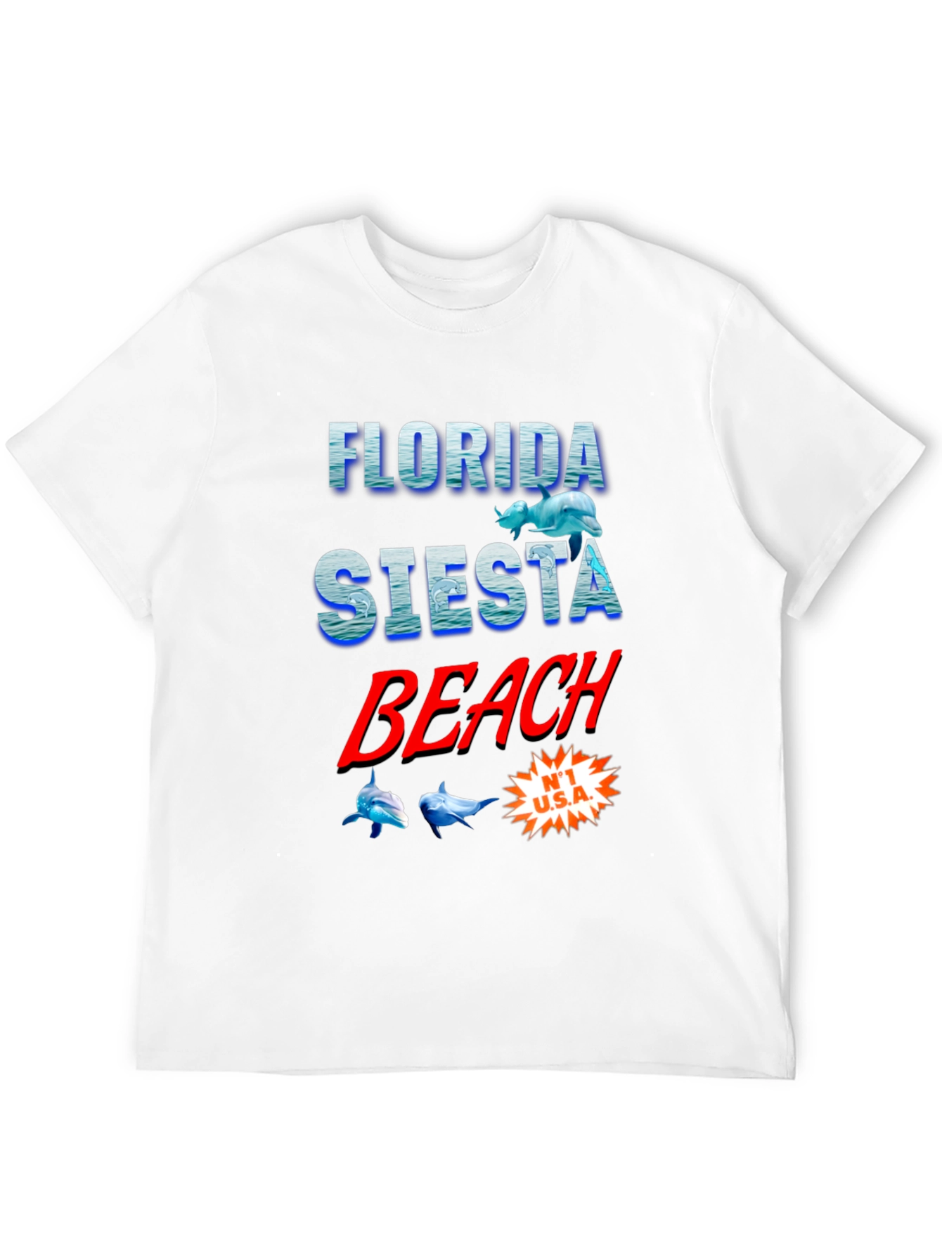 Florida Siesta Beach Graphic T-Shirt
