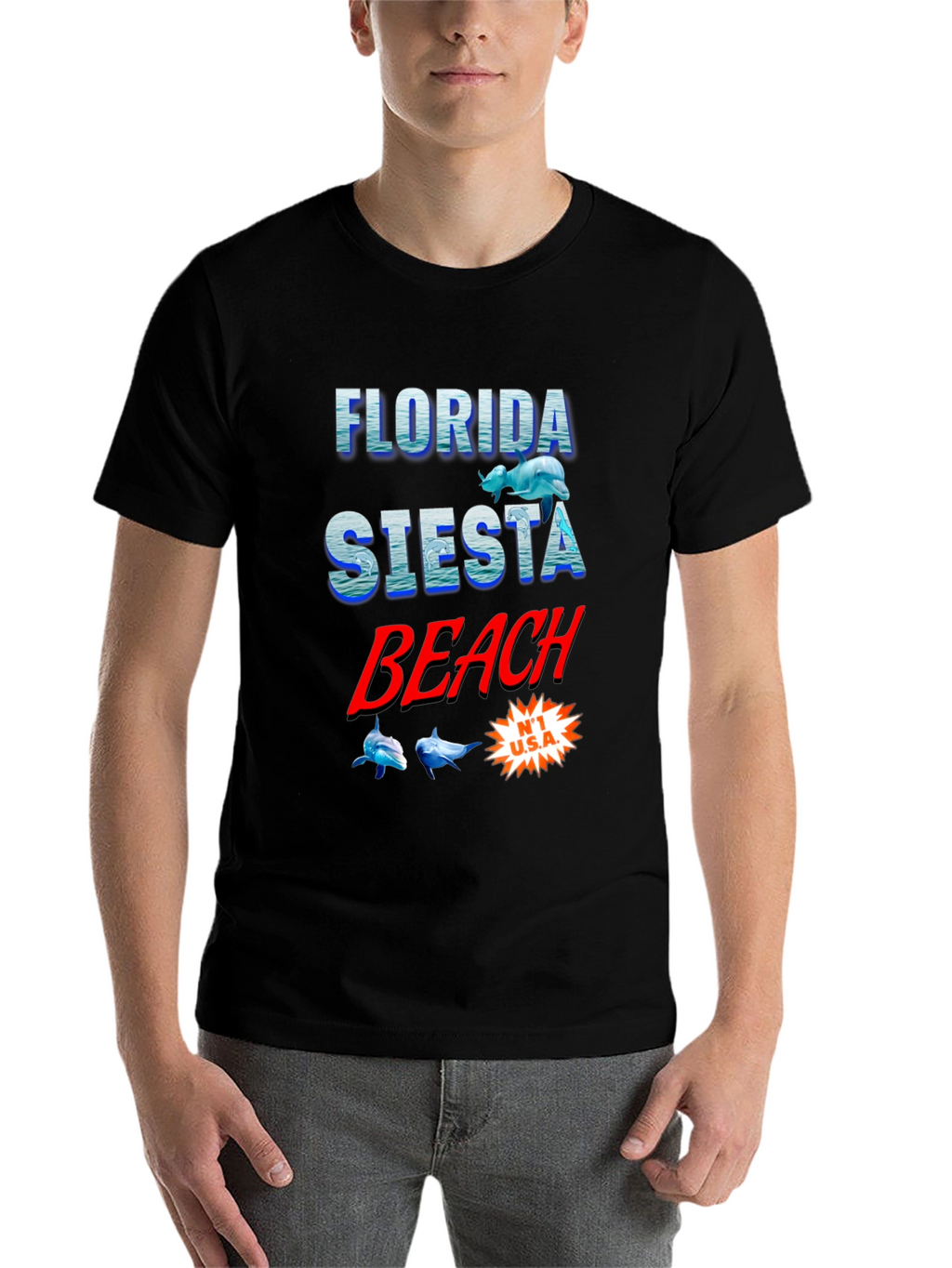 Florida Siesta Beach Graphic T-Shirt
