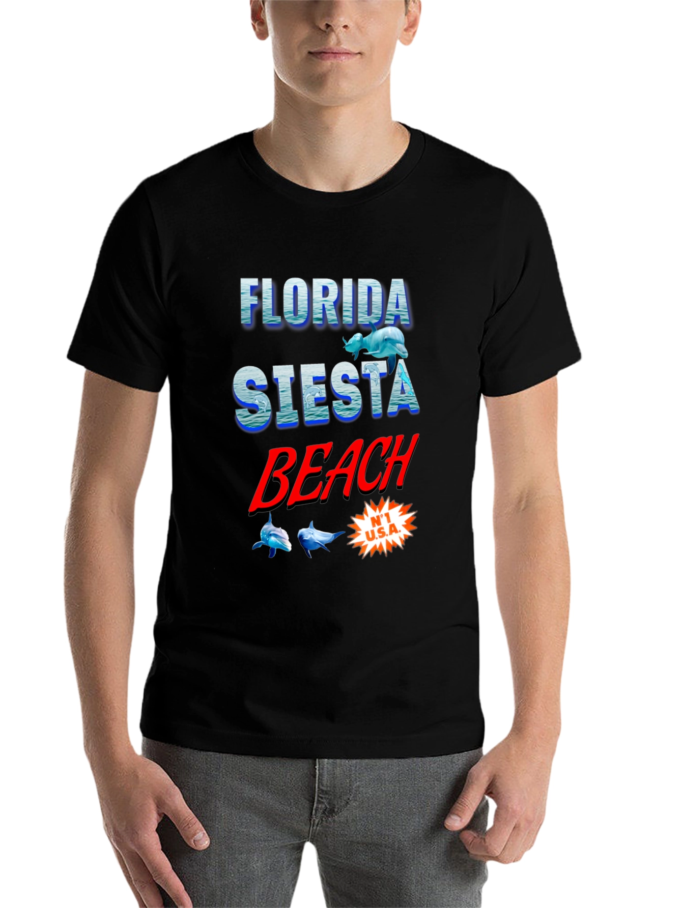 Florida Siesta Beach Graphic T-Shirt