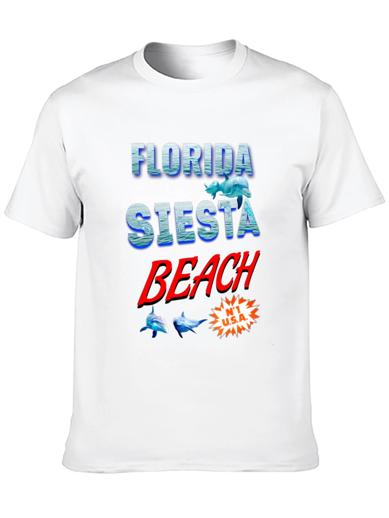 Florida Siesta Beach Graphic T-Shirt
