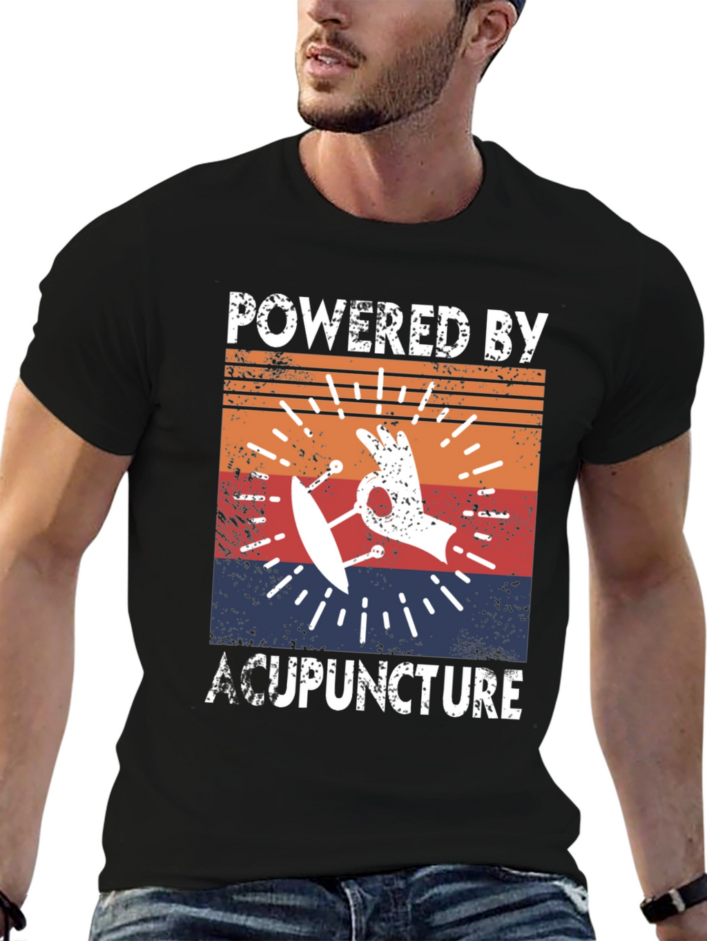 Powered by Acupuncture T-Shirt