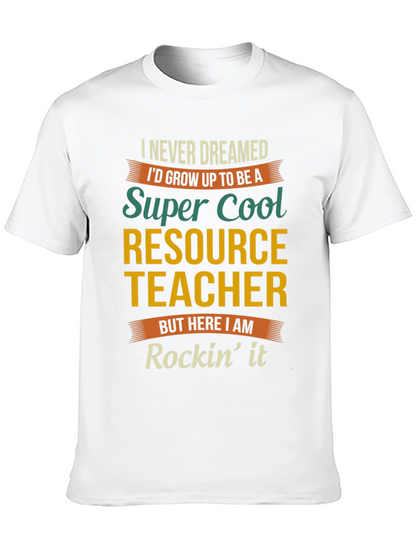 Super Cool Resource Teacher Graphic Tee