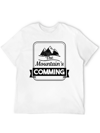 The Mountains Coming Black T-Shirt