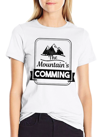 The Mountains Coming Black T-Shirt
