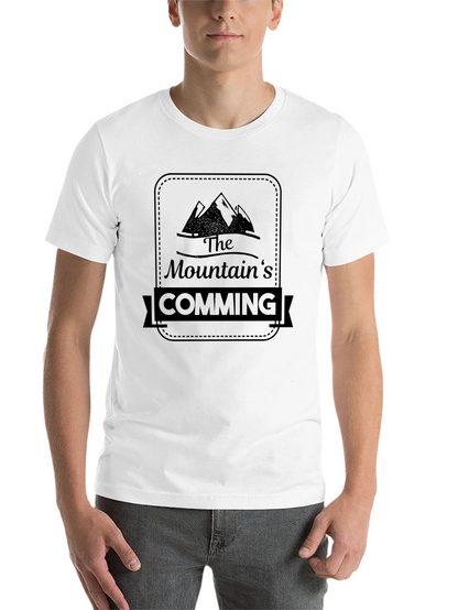 The Mountains Coming Black T-Shirt
