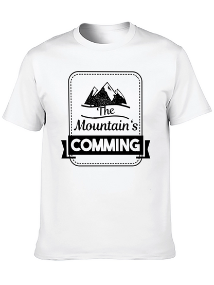 The Mountains Coming Black T-Shirt