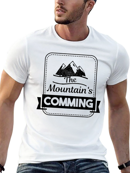 The Mountains Coming Black T-Shirt