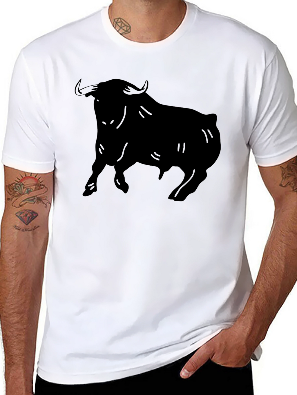Black Bull Graphic Tee - Mens