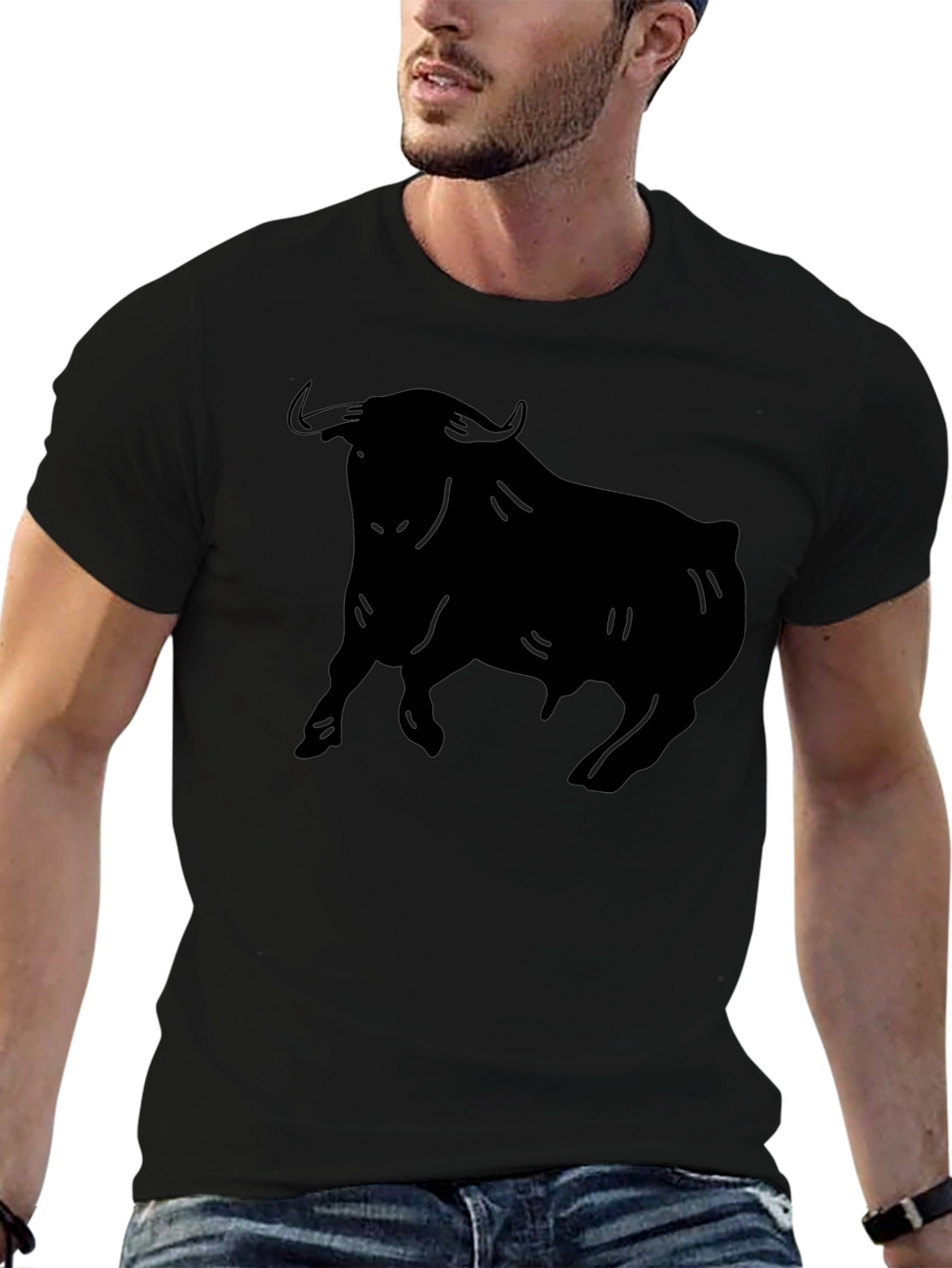 Black Bull Graphic Tee - Mens