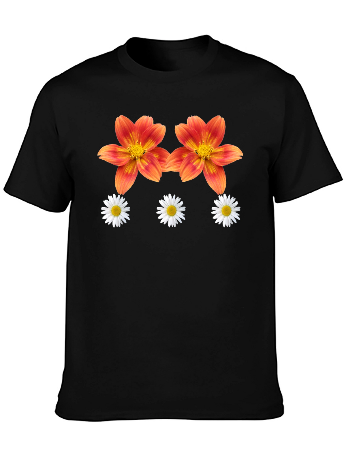 Floral Print Graphic T-Shirt