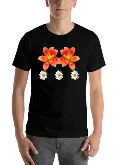 Floral Print Graphic T-Shirt