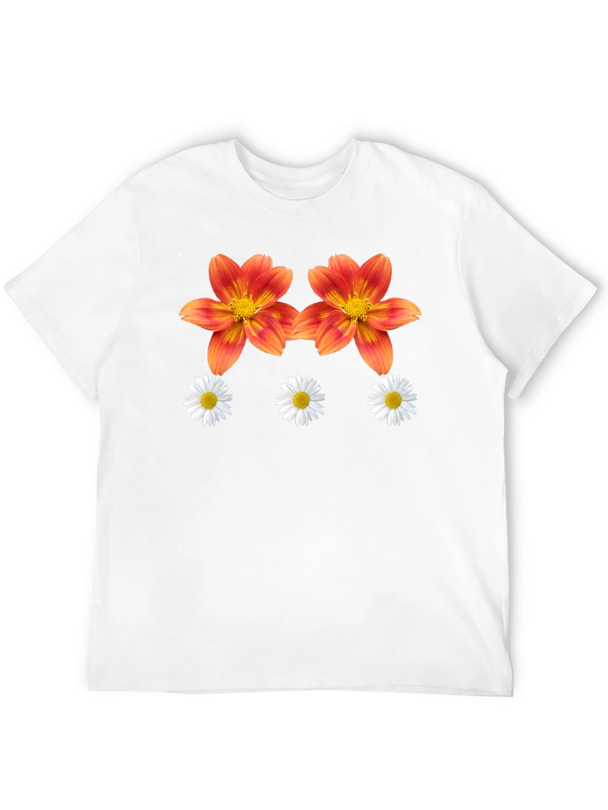 Floral Print Graphic T-Shirt