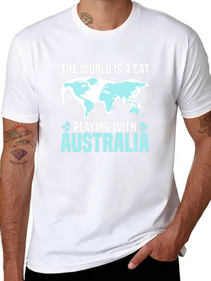 The World is a Cat Australia T-Shirt