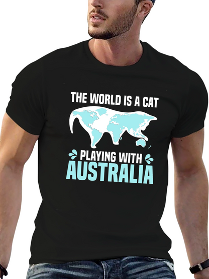 The World is a Cat Australia T-Shirt