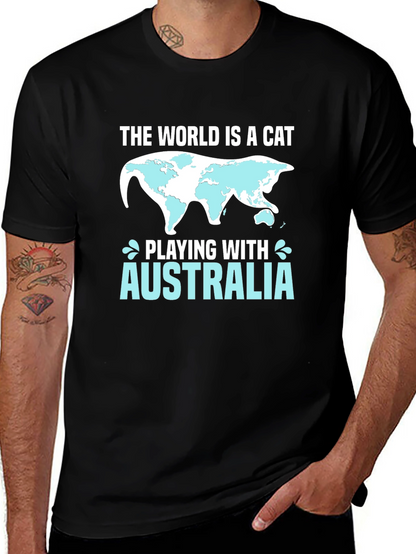 The World is a Cat Australia T-Shirt