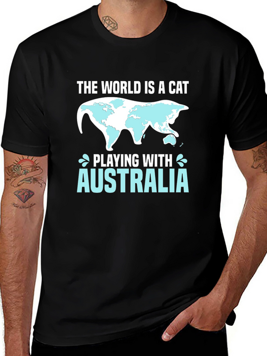The World is a Cat Australia T-Shirt