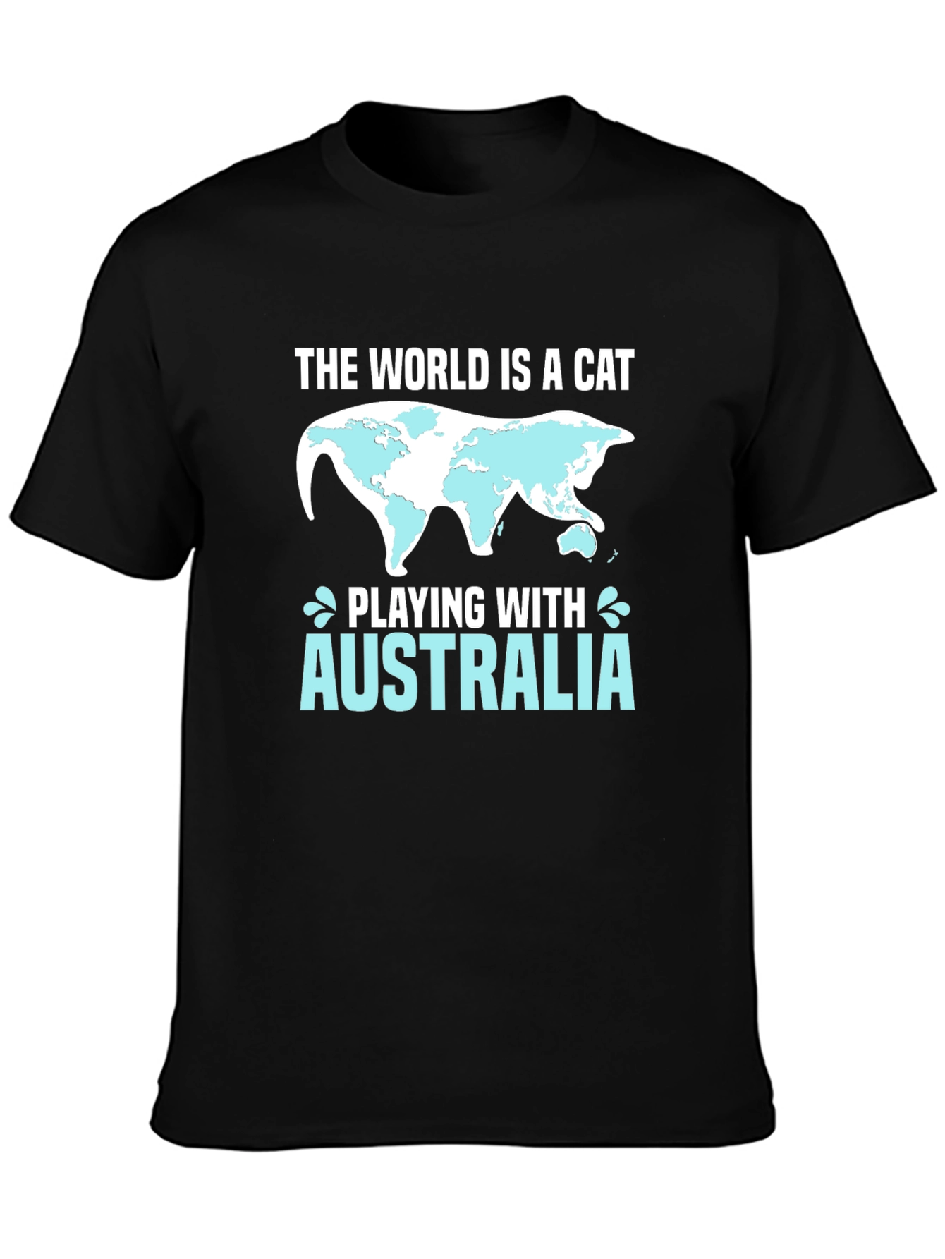 The World is a Cat Australia T-Shirt