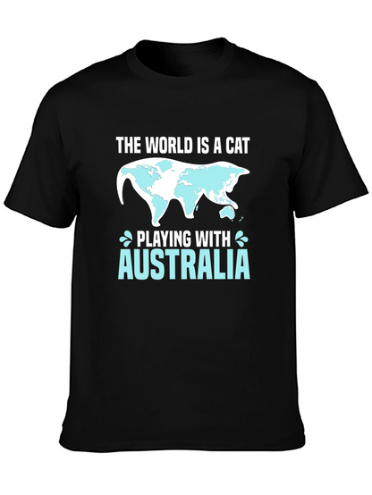 The World is a Cat Australia T-Shirt